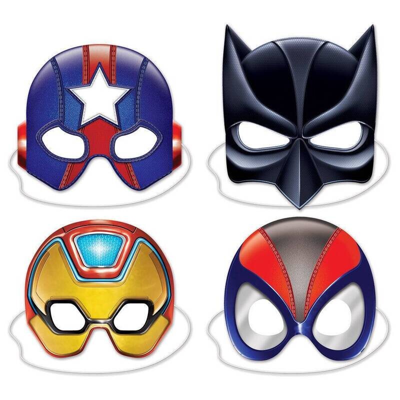 Hero - Deluxe Masks - 4pk