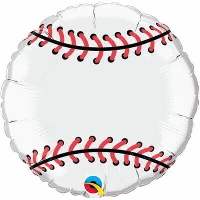 Foil Balloon - Baseball - 18&quot;