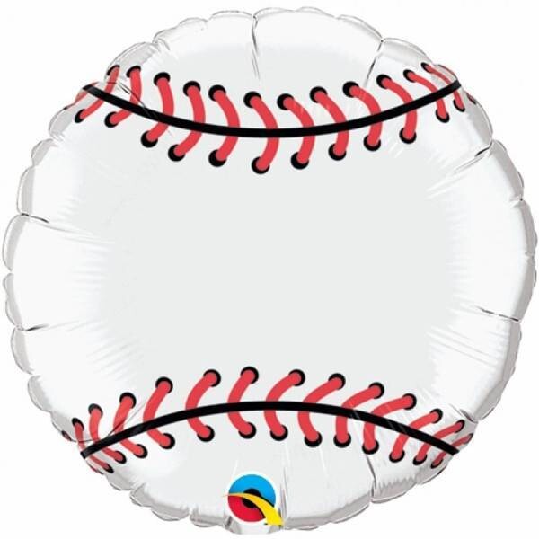 Foil Balloon - Baseball - 18&quot;