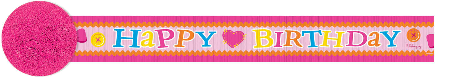 Paper Crepe Streamer-Lala Loopsy-30ft (Discontinued)