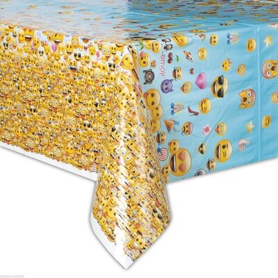 Tablecover Plastic Emoji 54&quot;x84&quot;