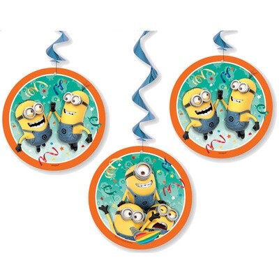 Hanging Decorations-Foil Swirl-Despicable Me
