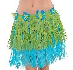 Two Tone Grass Skirt - Child Size