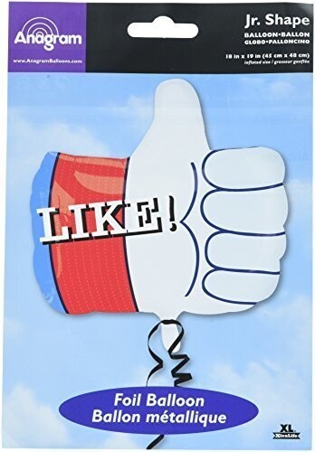 Foil Balloon-Like! Thumb-18&#39;&#39;x19&#39;&#39;