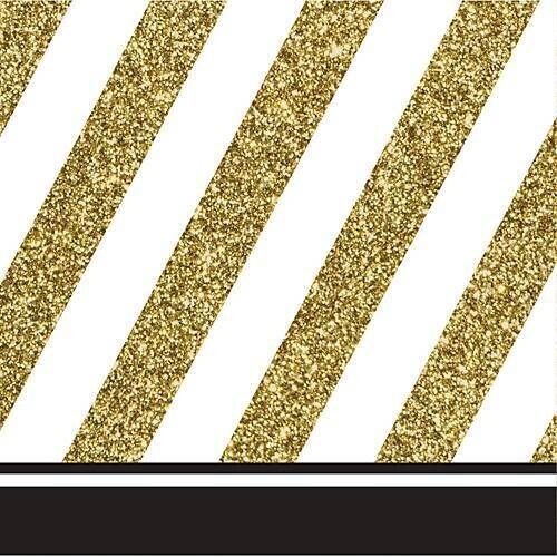 Napkins - BV - Black and Gold - Discontinued