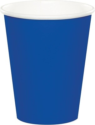 Cups-Cobalt Blue-Paper-9oz-24pk
