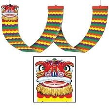Chinese New Year - Dragon Ceiling Decor-1ftx12ft