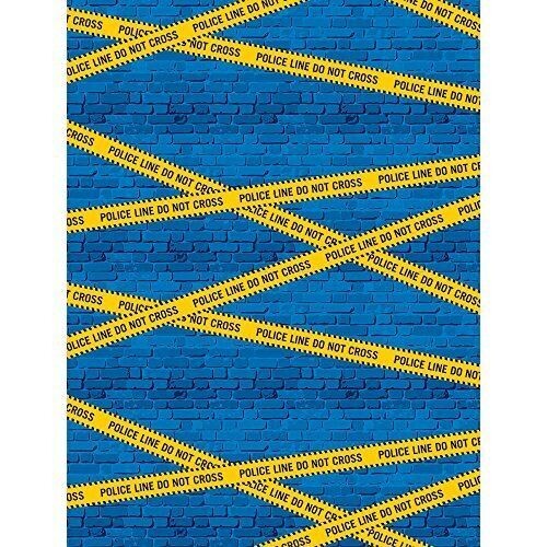 Photo Backdrop-Police Party Police Line-72&#39;&#39;x54&#39;&#39;