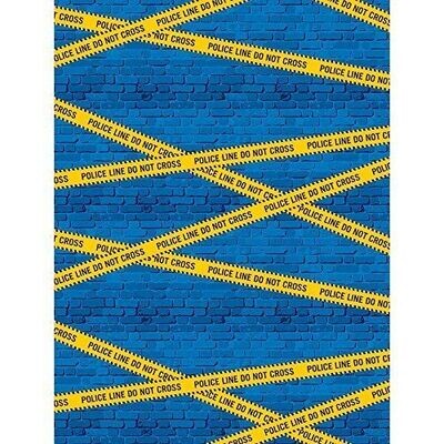 Photo Backdrop-Police Party Police Line-72&#39;&#39;x54&#39;&#39;