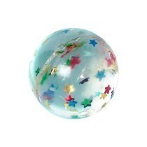 Star Glitter Bouncy Balls 12pk