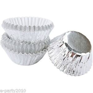 Baking Cups-Foil-Silver-1.25&#39;&#39;-75pk