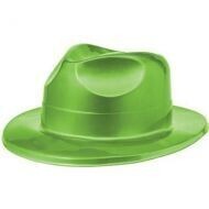 Hat-Fedora-Green-Plastic