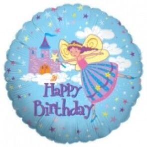 Foil Balloon - Happy Birthday Fairy/18&quot;