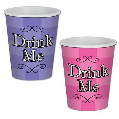 Cups - Alice In wonderland-9oz-8pk-Paper- Discontinued