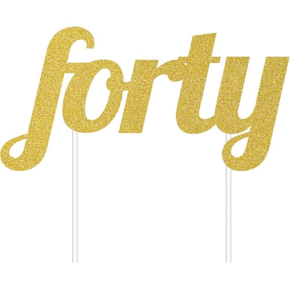 Cake Topper - Forty