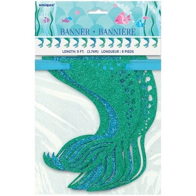 Banner-Mermaid Glitter-9ft