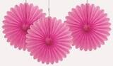 Paper Fans - Hot Pink