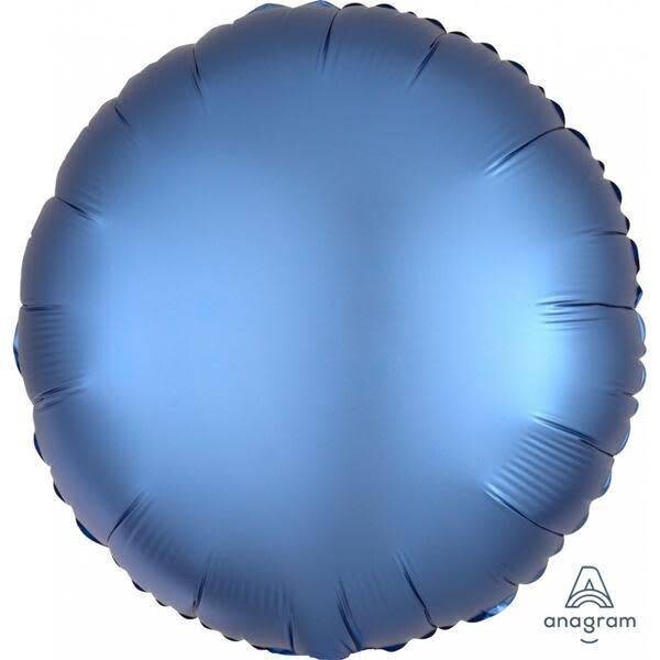 Foil Balloon - Azure - Satin Luxe Round - 18&quot;