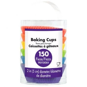 Baking Cups-Multi Colors-2&#39;&#39;-150pk