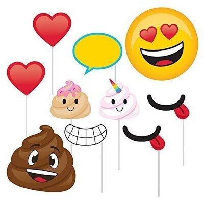 Photo Props-Poop Emojis-10pk