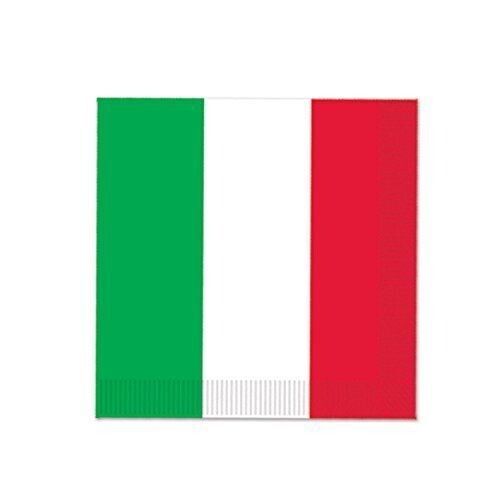 Nakins-BEV-Red White &amp; Green-16pk-2ply- Discontinued