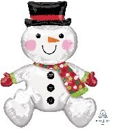 Foil Balloon - Snowman (Air Fill)