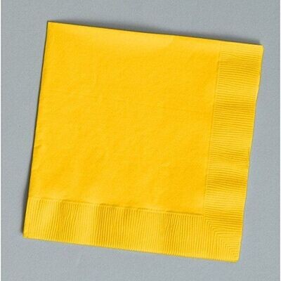Napkins LN-School Bus Yellow-50pkg-2ply