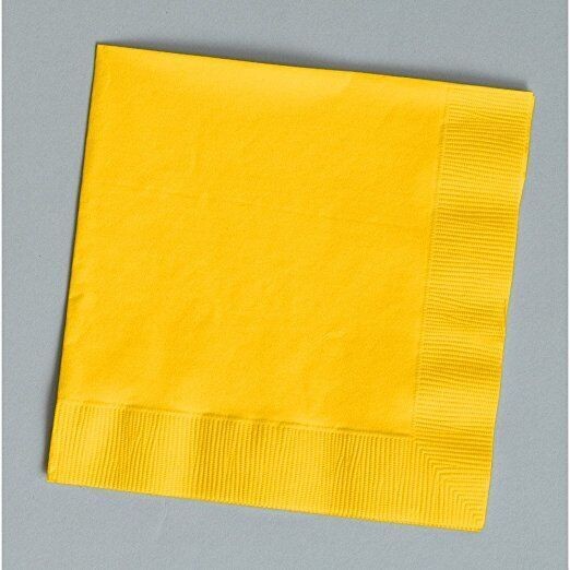 Napkins LN-School Bus Yellow-50pkg-2ply