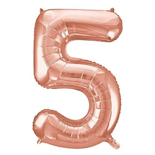 Foil Balloon-#5-Rose Gold-34&#39;&#39;