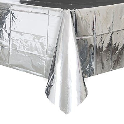 Table Cover- Metallic Silver