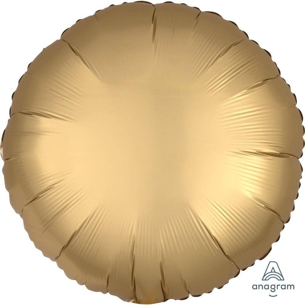 Foil Balloon - Gold - Satin Luxe Round - 18&quot;