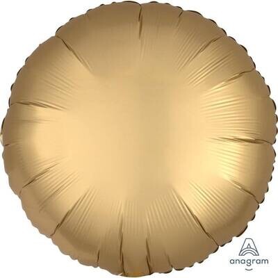 Foil Balloon - Gold - Satin Luxe Round - 18&quot;
