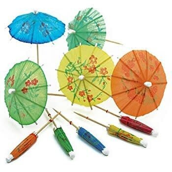 Jumbo Umbrella Picks - 24 pk