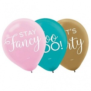 Latex  Balloons- Pastel Fun - 15pkg