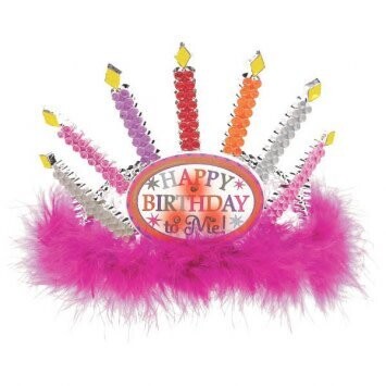 Tiara - Light up Birthday Candle