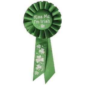 Award Ribbon - Kiss me I'm Irish