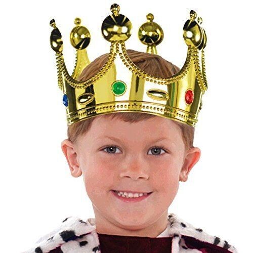 Jeweled Crown-Plastic-One Size Fits Most