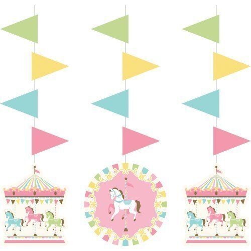 Hanging Cutouts-Carousel-36&#39;&#39;-3pk