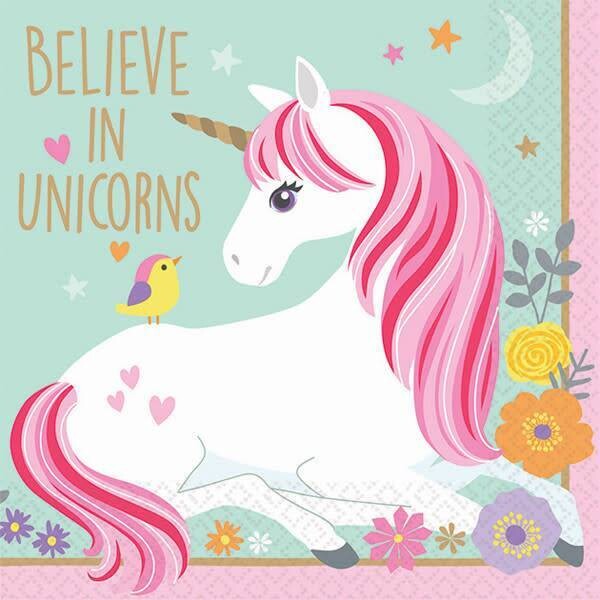 Beverage Napkins- Unicorn
