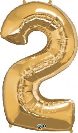 Foil Balloon - Gold #2 - 34&quot;