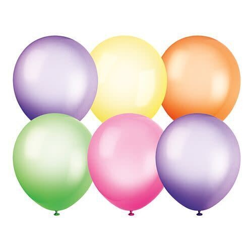 Balloons- Latex- Neon- 12&quot;- 10pk