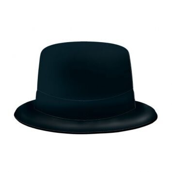Top Hat - Black