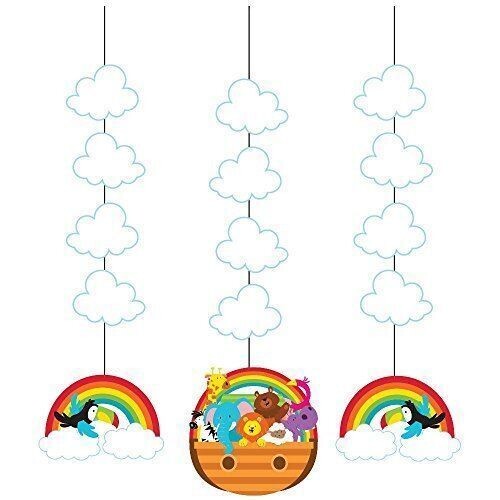 Hanging Cutouts - Noah&#39;s Ark-36&#39;&#39;-3pk