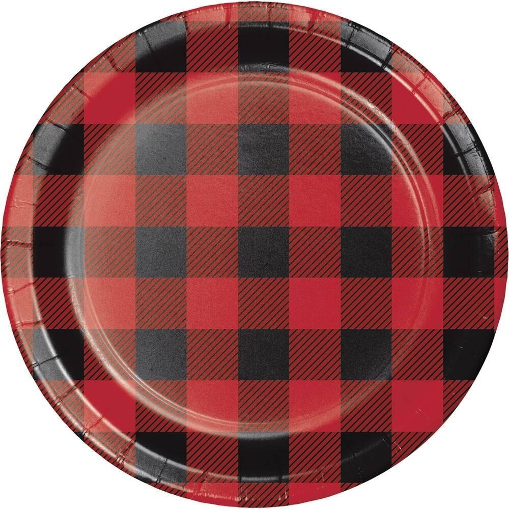 Plates-BEV-Buffalo Plaid-8pk-Paper