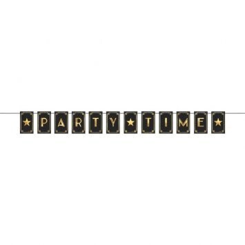 Letter Banner SQ Pennant - Party Time
