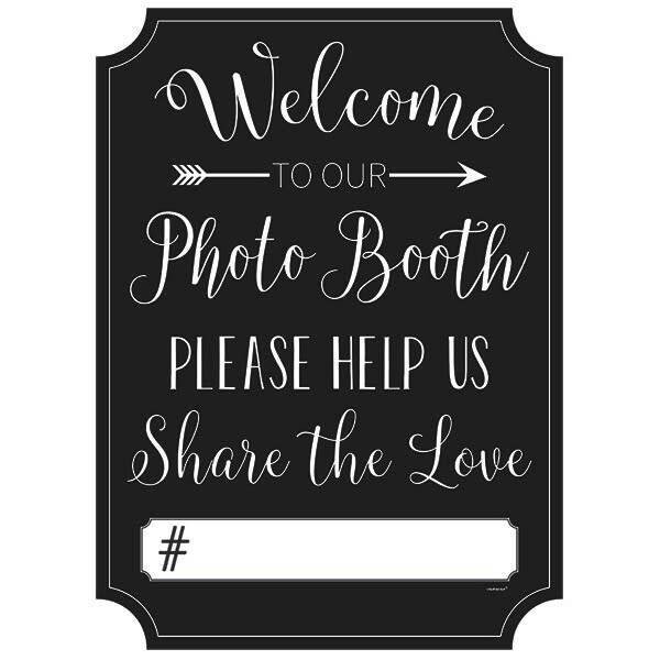Photo Booth Sign - Wedding