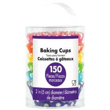 Baking Cup-Multi Colors-100pk