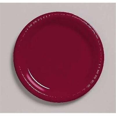 Plastic Plates 20pc Berry 7in