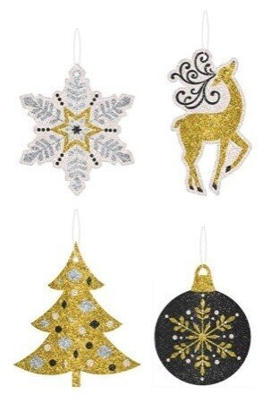 Gift Tags - Glitter Christmas