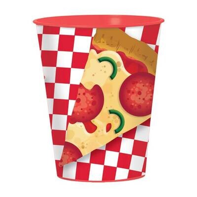 Cups- Plastic- Pizza Party- 16oz